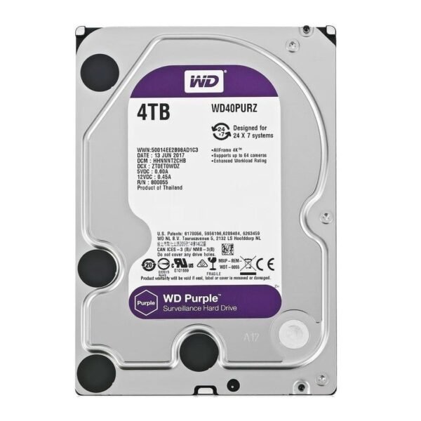 Disco Duro Western Digital Purple 4TB para DVR - Imagen 6