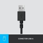 audífonos logitech h390 black