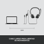 audífonos logitech h390 black