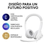 audífonos logitech h390 white