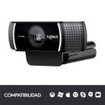 cámara web logitech c922 pro full hd