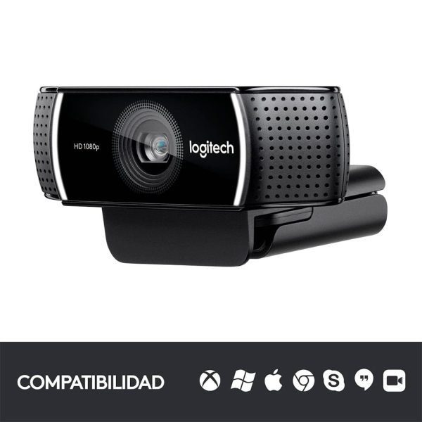 cámara web logitech c922 pro full hd