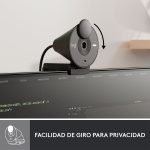 cámara web logitech brio 300 full hd grafito