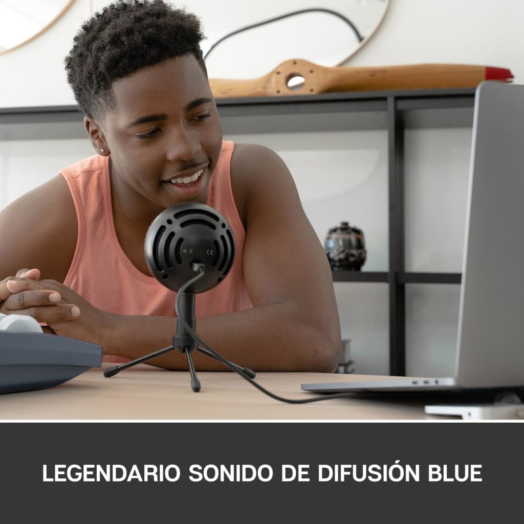 micrófono blue snowball ice black