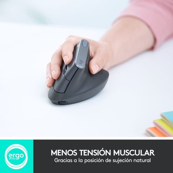 mouse ergonómico logitech mx vertical