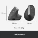 Mouse Logitech MX Vertical Ergonómico