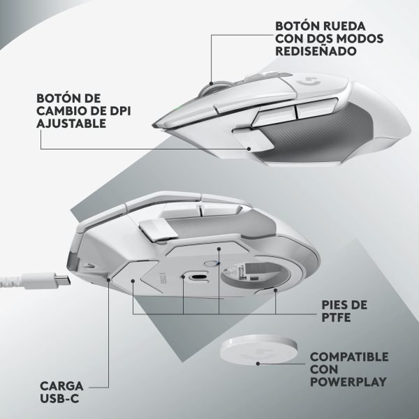 mouse logitech g502x lightspeed white