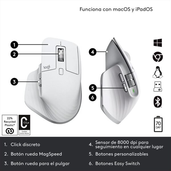 Mouse Logitech MX Vertical Ergonómico - Imagen 79