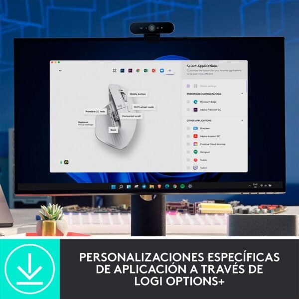 Mouse Logitech MX Vertical Ergonómico - Imagen 80