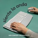 Teclado Bluetooth Multidispositivo Logitech Pebble Keys 2 K380s White