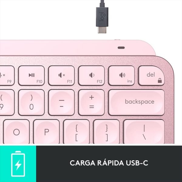 Teclado Logitech Mx Keys Mini Inalámbrico Español Grafito - Imagen 16