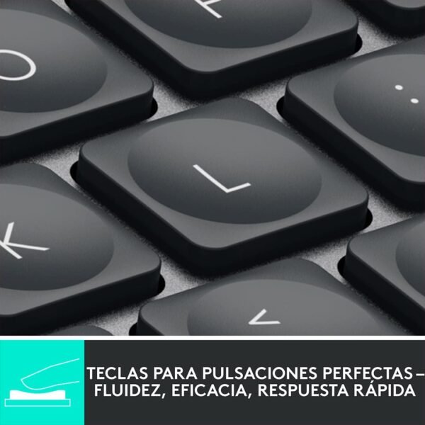 Teclado Logitech Mx Keys Mini Inalámbrico Español Grafito - Imagen 3