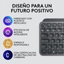 Teclado Logitech Mx Keys Mini Inalámbrico Español Grafito