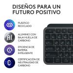 teclado logitech mx keys s inalámbrico