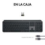 teclado logitech mx keys s inalámbrico