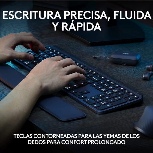 teclado logitech mx keys s inalámbrico