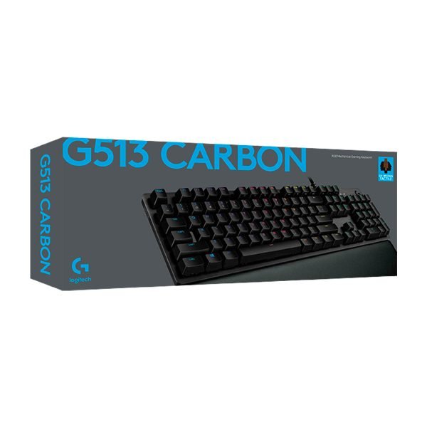 teclado mecánico logitech g513 carbon gx brown