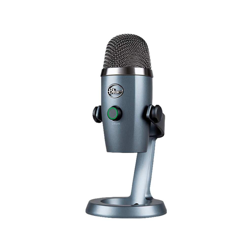 micrófono logitech blue yeti nano gris