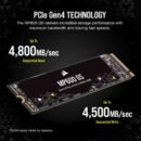 SSD Corsair MP600 Elite 1TB With Heatsink M.2 PCIe Gen 4x4