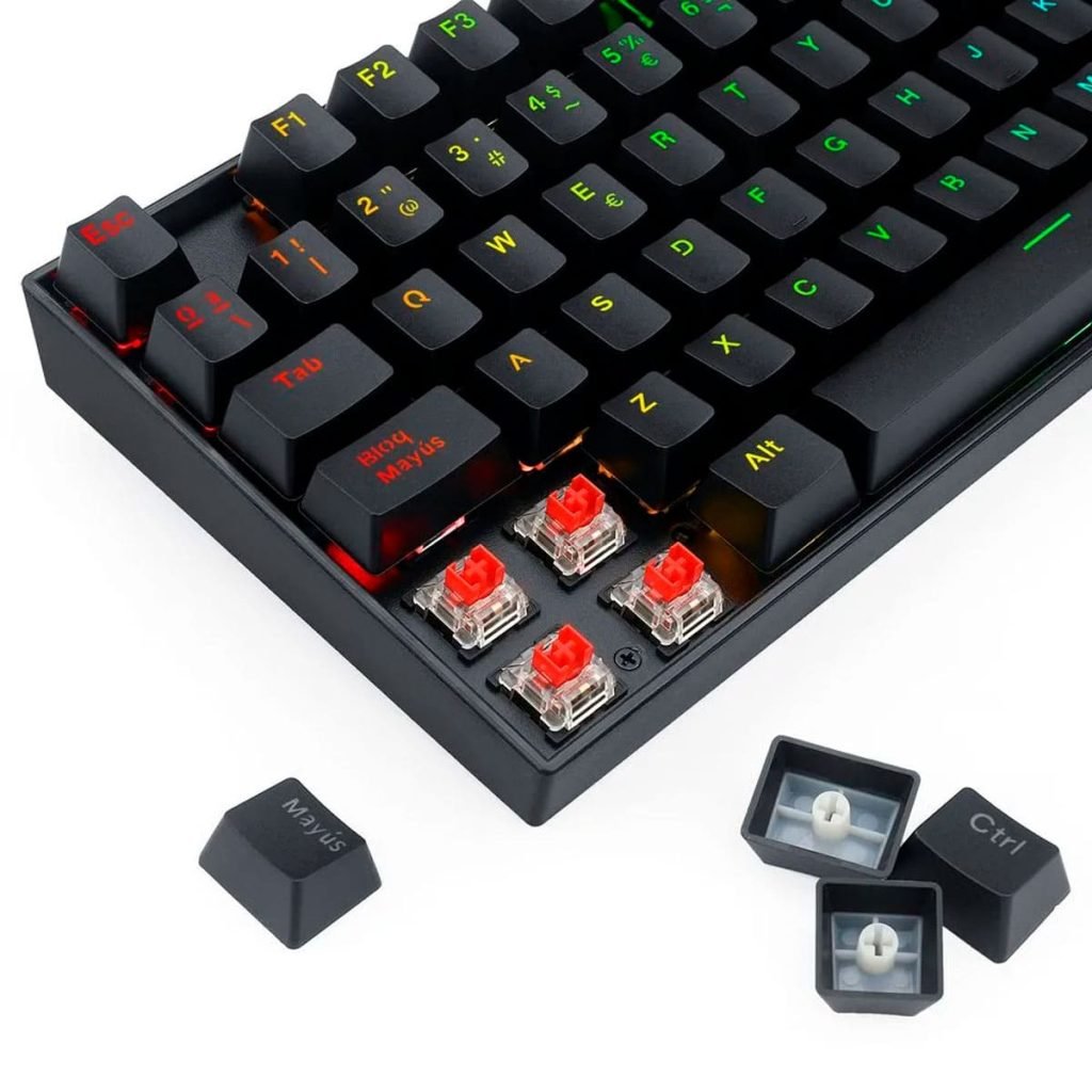 Teclado Redragon Kumara K552 RGB Switch Red