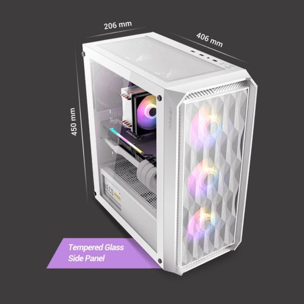 case antec nx292 white rgb