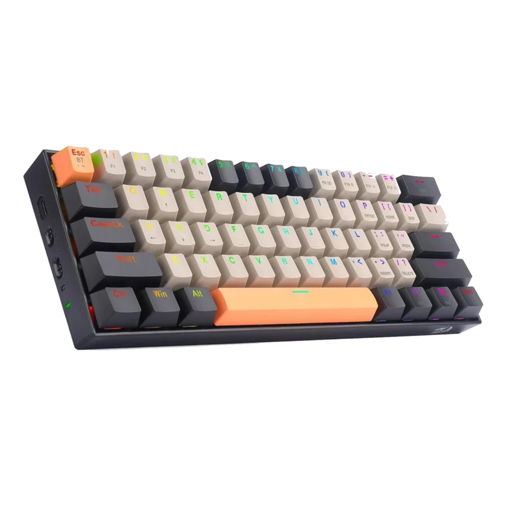 Teclado Redragon Draconic K530 RGB Pro orange grey black