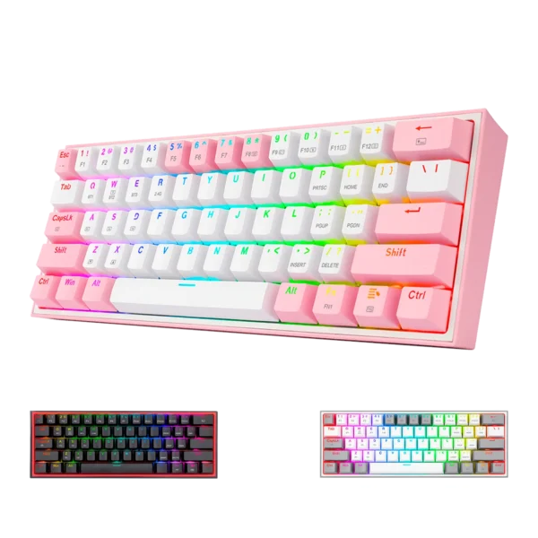 Teclado Mecánico Redragon Fizz Pro K616 RGB Inalámbrico - Imagen 11