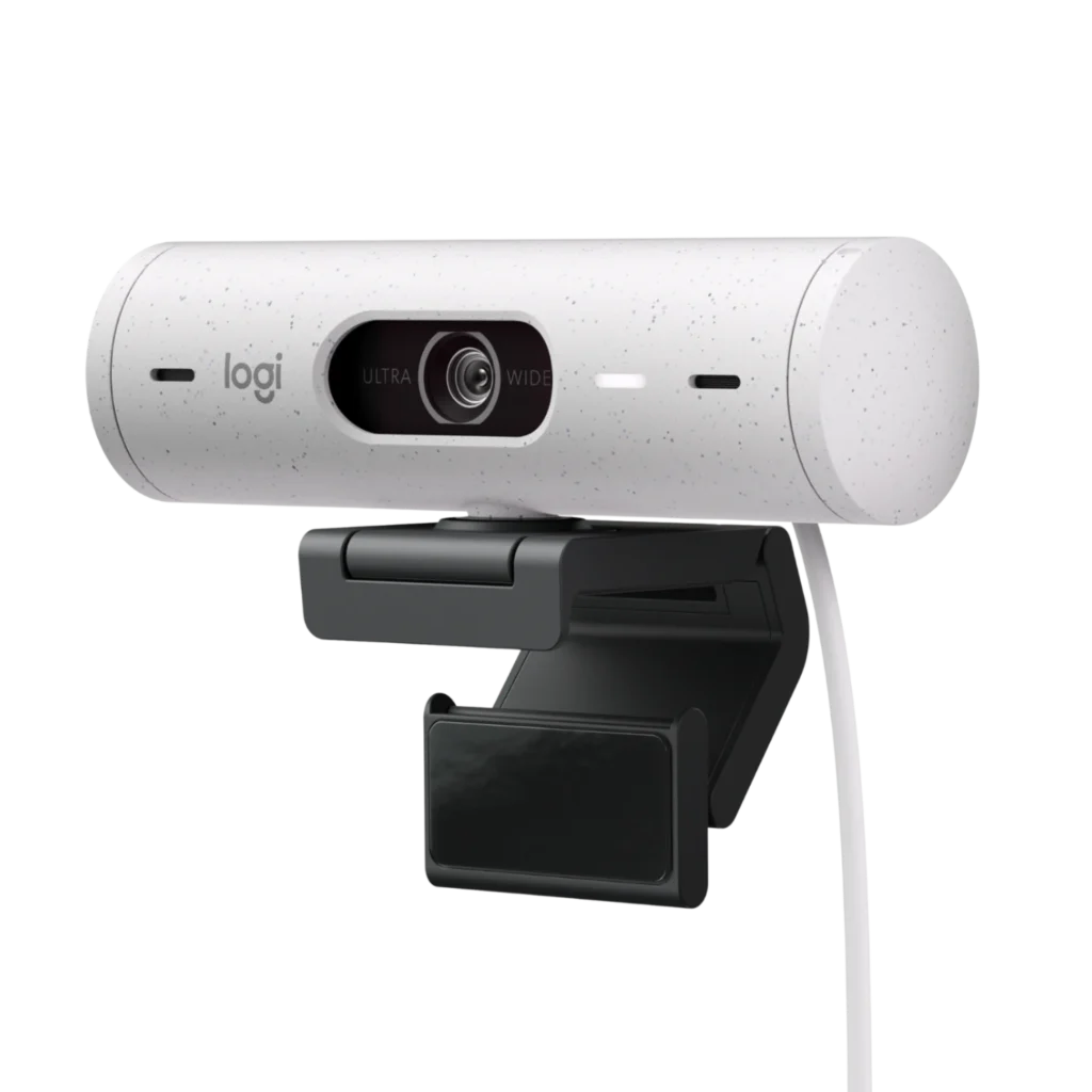 webcam logitech brio 500 full hd gris