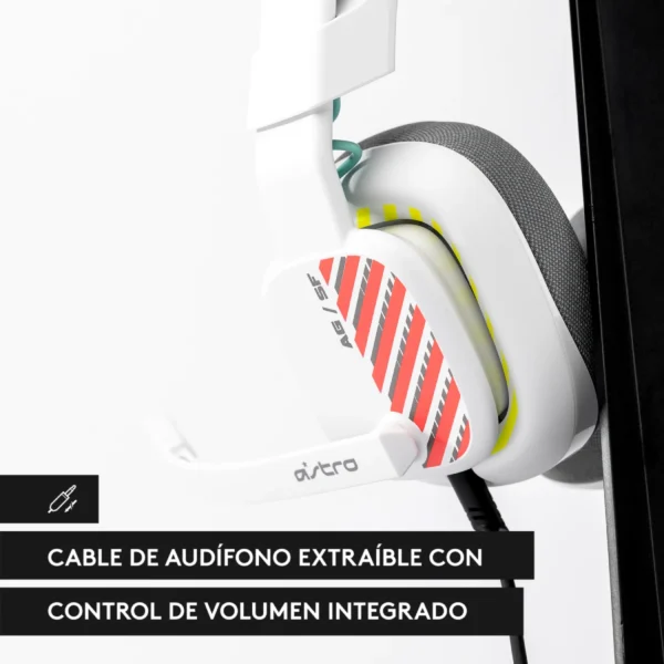 Audífono Logitech Astro A10 Gen2 White (4)