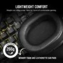 Audífono para juegos Corsair HS55 Wireless Carbón