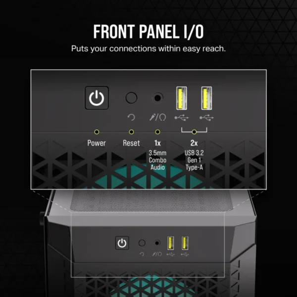 Panel Frontal Corsair 480T RGB Airflow