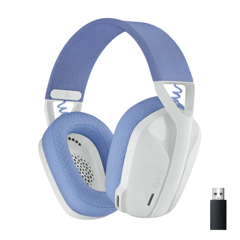 auriculares logitech g435 lightspeed White