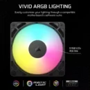 Corsair RS120 ARGB Pack Triple Ventilador Suplementario PWM 120mm Blanco