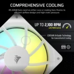 Ventilador Corsair RS120 ARGB Pack Triple Ventilador Suplementario