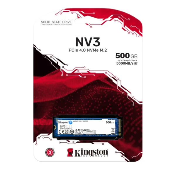 ssd m2 nvme kingston nv3 500gb pcie