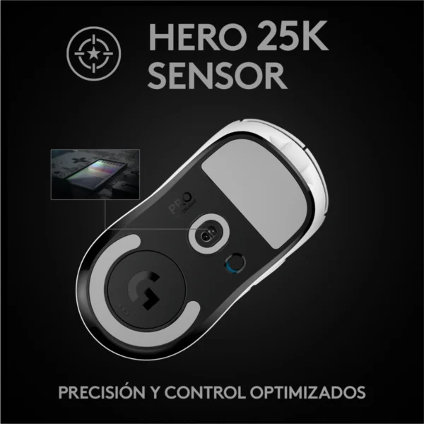 Mouse inalámbrico Logitech G PRO X SUPERLIGHT White (5)
