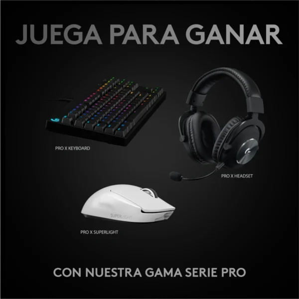 Mouse inalámbrico Logitech G PRO X SUPERLIGHT White (9)