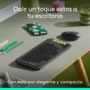 Combo teclado y mouse Bluetooth Logitech POP Icon White Español