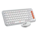 Combo teclado y mouse Bluetooth Logitech POP Icon White Español