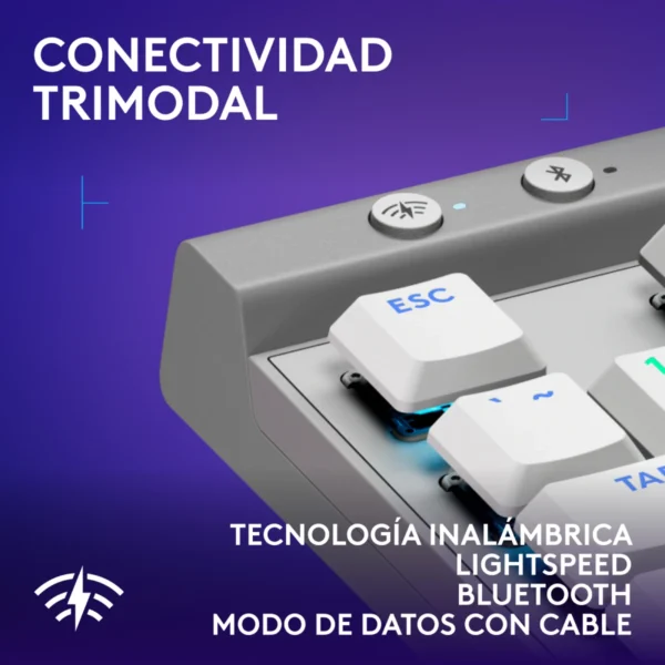 Logitech G515 LIGHTSPEED TKL White Bluetooth