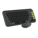 Combo teclado y mouse Bluetooth Logitech POP Icon Grafito Green Español