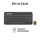 Teclado Bluetooth Multidispositivo Logitech Pebble Keys 2 K380s White