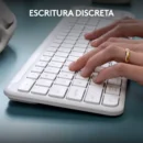 Teclado Inalámbrico Logitech Signature Slim K950 Blanco en Español