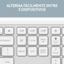 Teclado Inalámbrico Logitech Signature Slim K950 Blanco en Español