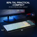 Teclado Redragon Horus K621W TKL RGB White Español (3)