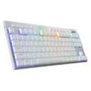 Teclado Mecánico Redragon K621W Horus TKL RGB White Español Switch Red