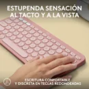 Teclado Bluetooth Multidispositivo Logitech Pebble Keys 2 K380s White