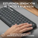 Teclado Bluetooth Multidispositivo Logitech Pebble Keys 2 K380s White