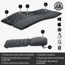 Teclado Ergonómico Logitech Ergo K860 Español Black (5)
