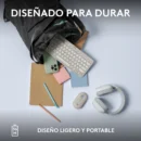 Teclado Bluetooth Multidispositivo Logitech Pebble Keys 2 K380s White